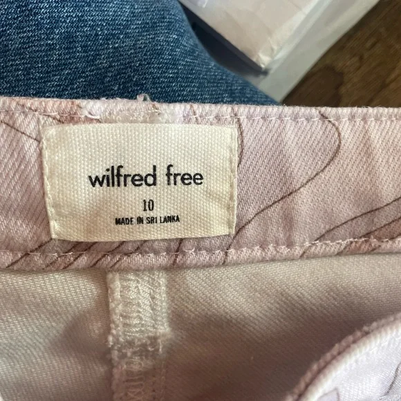 Wilfred Free Vera Pant Printed, High-Waisted Twill Pants, Size 10 - Picture 4 of 12